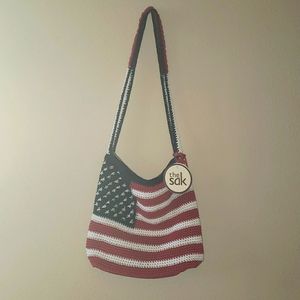 NWT The Sak American Flag Betty Sue Collection